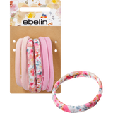 Haargummis mit Blumenprint rosa, 6 St - VivaVoss