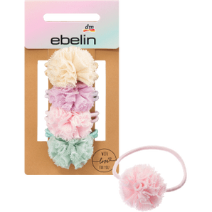 Haargummis Pompom, 4 St - VivaVoss