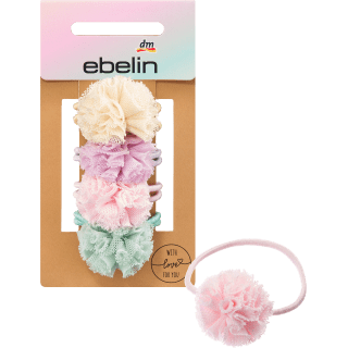 Haargummis Pompom, 4 St - VivaVoss