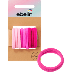 Haargummis Rosa - Mix, 9 St - VivaVoss