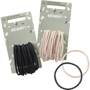 Haargummis - Stoff hergestellt mit Bio - Baumwolle, 12 St - VivaVoss