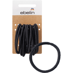 Haargummis Struktur schwarz, 12 St - VivaVoss