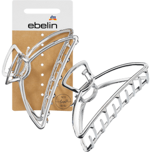 Haarklammer aus Metall Silber - Optik, 1 St - VivaVoss