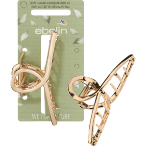 Haarklammer Gold - Optik aus recyceltem Metall, 1 St - VivaVoss