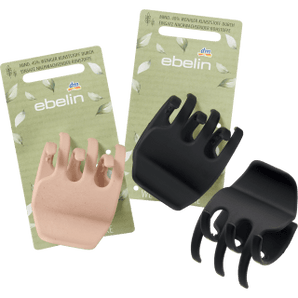 Haarklammer recycelt midi schwarz / rosa, 1 St - VivaVoss