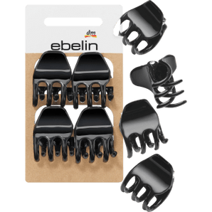 Haarklammern klein schwarz, 4 St - VivaVoss