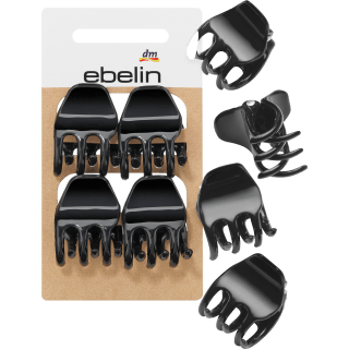 Haarklammern klein schwarz, 4 St - VivaVoss