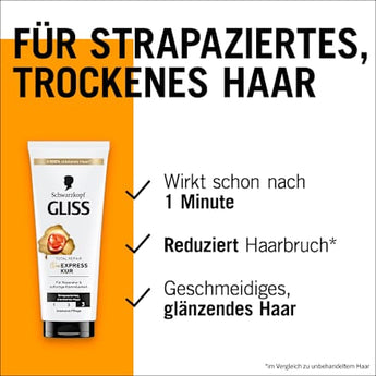 Haarkur Total Repair 1 Min Express-Kur Schwarzkopf GLISS