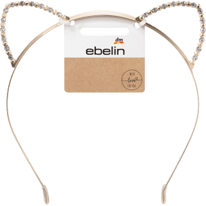 Haarreif Katzenohren mit Strass, 1 St - VivaVoss