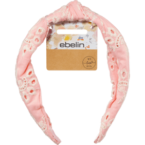 Haarreif mit Lochmuster und Knoten rosa, 1 St - VivaVoss