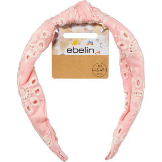 Haarreif mit Lochmuster und Knoten rosa, 1 St - VivaVoss