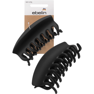 Haarspange matt schwarz, 1 St - VivaVoss