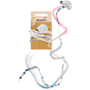 Haarsträhne Muschel mit Pailletten, 1 St - VivaVoss