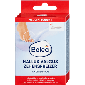 Hallux Valgus Zehenspreizer mit Ballenschutz, 2 St Medizinprodukt Fußcreme & Fußpflege by Balea – Available at VivaVoss