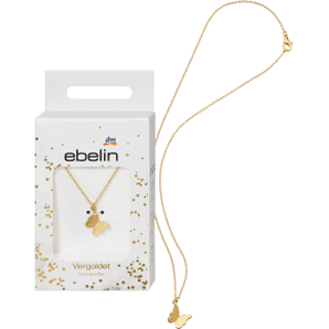 Halskette Schmetterling vergoldeter Modeschmuck, 1 St - VivaVoss