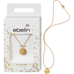 Halskette vergoldet mit Blumenprint, 1 St - VivaVoss