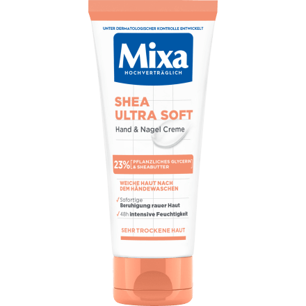 Hand - & Nagelcreme Shea ultra soft mit Glycerin, 100 ml - VivaVoss