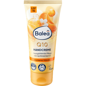 Handcreme Q10 mit Aprikosenöl und LSF15, 100 ml Pflege & Parfum,Handpflege & Seife,Handcreme & Handmasken by Balea – Available at VivaVoss