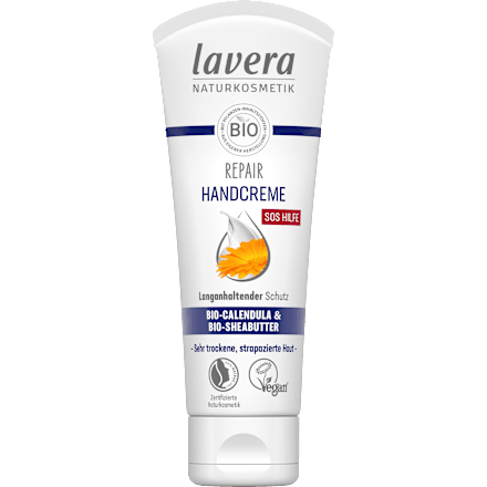 Handcreme Repair SOS Hilfe mit Calendula & Sheabutter lavera NATURKOSMETIK