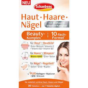 Haut Haare Nägel Beauty-Komplex Tabletten 30 St Schaebens