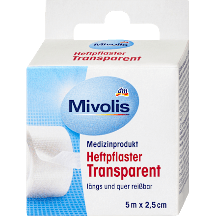 Heftpflaster Transparent Mivolis