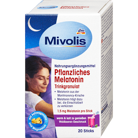 Herbal Melatonin Drinking Granules 20 pcs, 44 g - VivaVoss