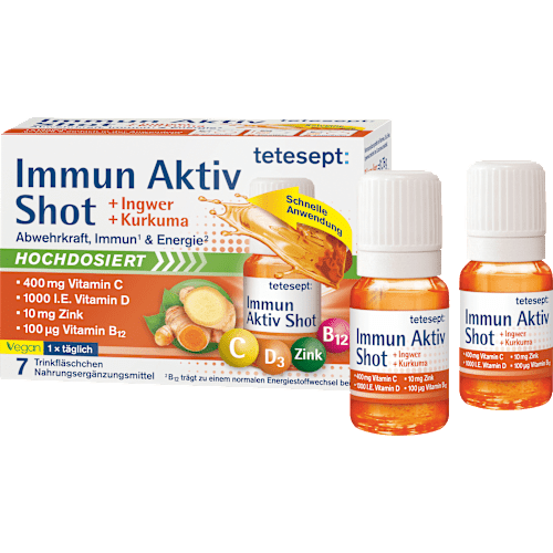 Immun aktiv Ingwer Kurkuma Trinkampullen 7 St tetesept