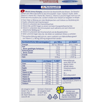 Immun Komplex Kapseln 32 St., 17 g - VivaVoss