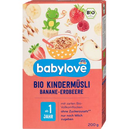 Kindermüsli Bio Banane - Erdbeere ab 1 Jahr, 200 g - VivaVoss