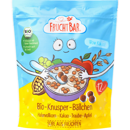 Kindermüsli Bio - Knusper - Bällchen ab dem 12. Monat, 125 g - VivaVoss