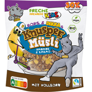 Kindermüsli Knuspermüsli Banane & Kakao, 280 g - VivaVoss