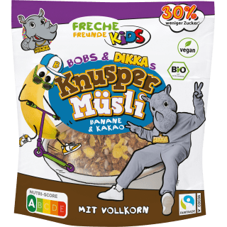 Kindermüsli Knuspermüsli Banane & Kakao, 280 g - VivaVoss