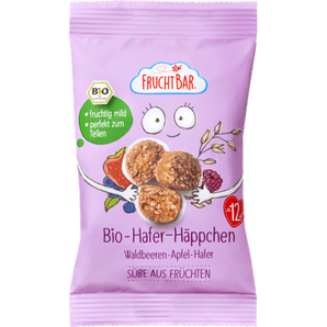 Kindersnack Hafer - Häppchen, Waldbeere, Apfel & Hafer ab 12 Monaten, 40 g Baby Snack by FruchtBar – Available at VivaVoss