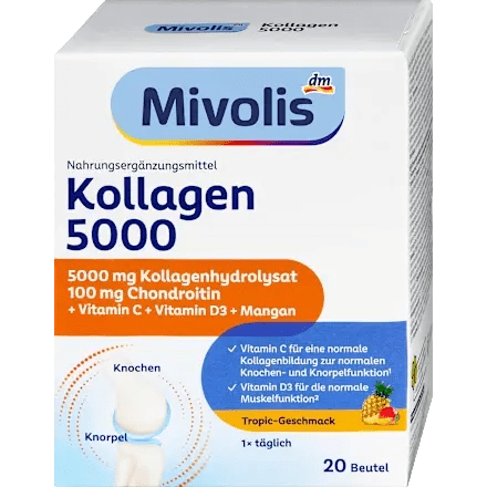 Mivolis Kollagen 5000, Beutel 20 St, 140 g – Muskeln & Gelenke image_position | VivaVoss