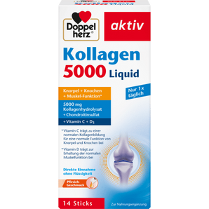 Kollagen 5000 Liquid 14 Sticks, 140 ml - VivaVoss