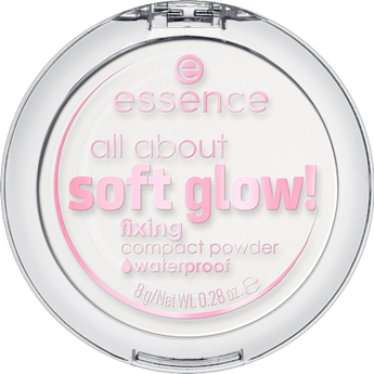 Kompaktpuder All About Soft Glow! Fixing Waterproof essence