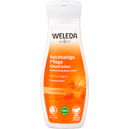 Körperlotion reichhaltige Pflege Sanddorn, 200 ml - VivaVoss