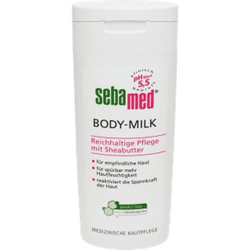 Körpermilch reichhaltig mit Sheabutter, 200 ml - VivaVoss