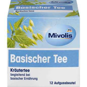 Kräutertee, Basischer Tee (12 Beutel), 21,6 g - VivaVoss