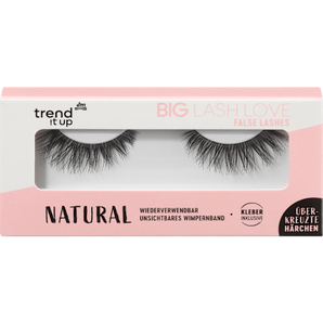 Künstliche Wimpern Big Lash Love Natural (1 Paar) trend !t up