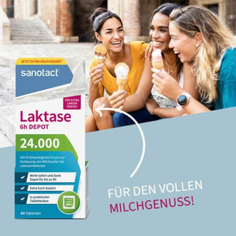 Laktase 24000 Tabletten 40 St, 16 g - VivaVoss