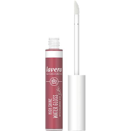 Lipgloss High Shine Water 02 Hot Cherry lavera NATURKOSMETIK