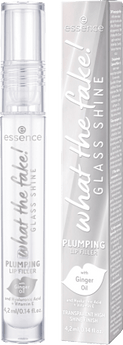 Lipgloss What The Fake! Glass Shine Plumping Lip Filler 01 Oh So Glassy essence