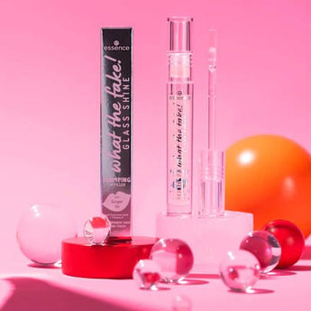 Lipgloss What The Fake! Glass Shine Plumping Lip Filler 01 Oh So Glassy essence