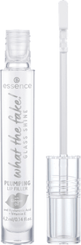 Lipgloss What The Fake! Glass Shine Plumping Lip Filler 01 Oh So Glassy essence