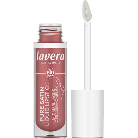 Lippenstift Liquid Pure Satin 02 Nude Petal lavera NATURKOSMETIK