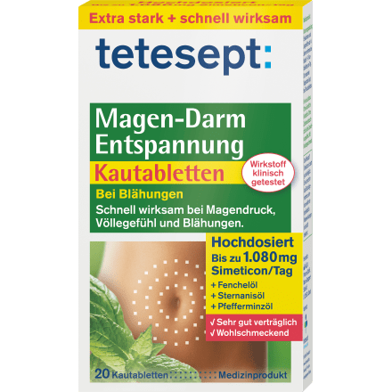 Magen - Darm Entspannung Kautabletten, 20 St - VivaVoss