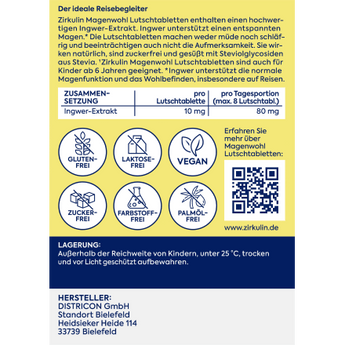 Magenwohl Lutschtabletten 20 St, 32 g - VivaVoss