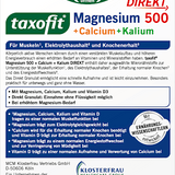 Magnesium 500 + Calcium & Kalium Direkt Granulat 20 St, 62 g - VivaVoss