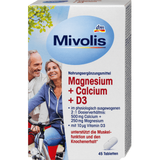 Magnesium + Calcium + D3 Tabletten 45 St, 94 g - VivaVoss